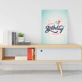 Dárková cedulka Happy birthday to you 2: 30x40 cm