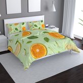 Povlečení Citrus a květ: 140x200 / 90x70