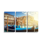 Obraz - 3-dílný Gondola: 120x80 cm