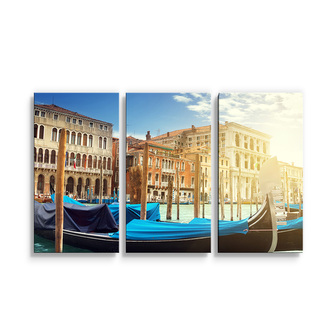 Obraz - 3-dílný Gondola: 120x80 cm