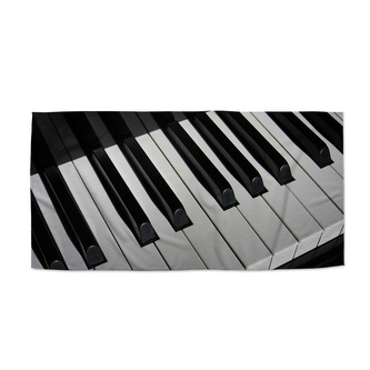 Ručník Klávesy piana: 70x140 cm Ručník Klávesy piana: 70x140 cm
