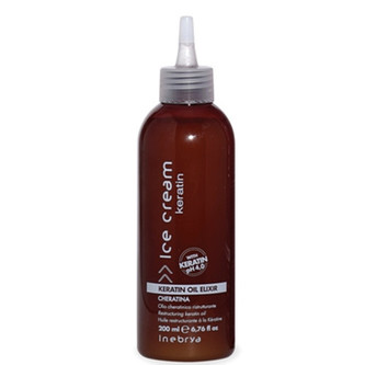 Inebrya Olejový elixír na vlasy Ice Cream Keratin (Keratin Oil Elixir) 200 ml woman