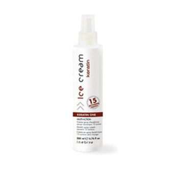 Inebrya Bezoplachový sprej na vlasy s 15-ti účinky Ice Cream Keratin (Keratin One Multi-Action) 200 ml woman