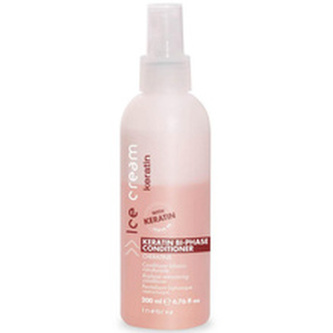 Inebrya Dvoufázový bezoplachový kondicionér Ice Cream Keratin (Keratin Bi-Phase Conditioner) 200 ml woman