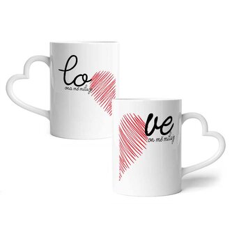 Hrnky Love: 2ks 330ml