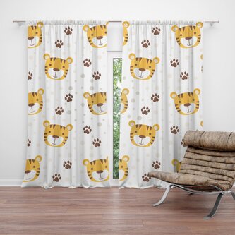 Závěs Tygřík: 2ks 140x250cm