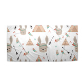 Ručník Zajíci u stanu: 50x100 cm