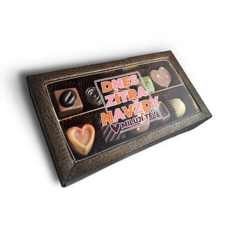 Pralinky Dnes, zítra, navždy: 10 ks pralinek