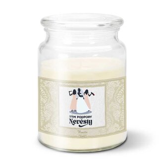 Svíčka Tým podpory nevěsty: 500 g 