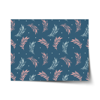 Plakát Barevná peříčka : 120x80 cm