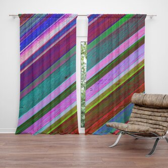 Závěs Nabarvené dřevo: 2ks 140x250cm Závěs Nabarvené dřevo: 2ks 140x250cm