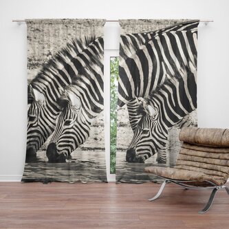 Závěs Zebry u vody: 2ks 140x250cm Závěs Zebry u vody: 2ks 140x250cm