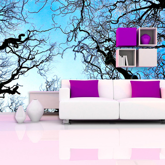 Tapeta Holé větve: 208x125 cm