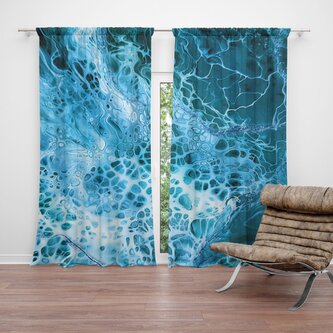 Závěs Magická modrá: 2ks 140x250cm