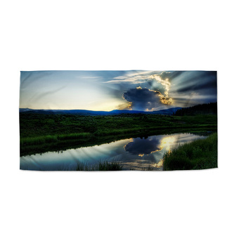 Ručník Mrak nad řekou: 70x140 cm Ručník Mrak nad řekou: 70x140 cm