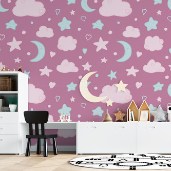 Tapeta Dětská obloha: 336x220 cm Tapeta Dětská obloha: 336x220 cm