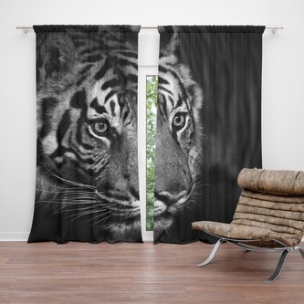 Závěs Černobílý tygr: 2ks 140x250cm Závěs Černobílý tygr: 2ks 140x250cm