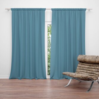 Závěs Bledě modrá: 2ks 140x250cm Závěs Bledě modrá: 2ks 140x250cm