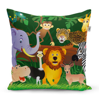 Polštář Zvířátka: 60x60 cm