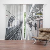 Závěs Stanice metra: 2ks 140x250cm