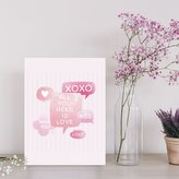 Dárková cedulka All you need is love: 30x40 cm