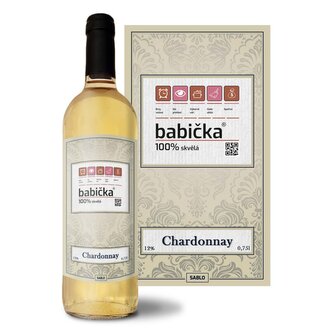 Bílé víno Babička: 0,75 l