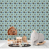 Tapeta kočky a rybičky : 336x220 cm