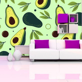 Tapeta Kreslené avokádo: 125x75 cm