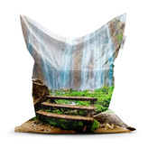 Sedací vak Posezení u vodopádu: 150x100 cm
