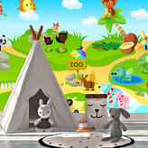 Tapeta Dětský motiv 3: 336x220 cm