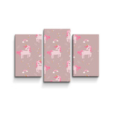 Obraz - 3-dílný Pony: 75x50 cm