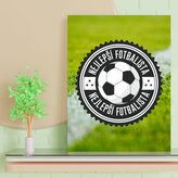 Dárková cedulka Nejlepší fotbalista: 30x40 cm