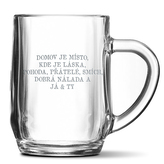 Půllitr Domov 3: 0,5