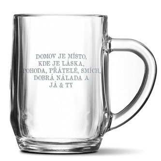 Půllitr Domov 3: 0,5