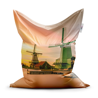 Sedací vak Větrné mlýny: 150x100 cm