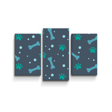 Obraz - 3-dílný Kostičky: 75x50 cm