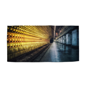 Ručník Pražské metro: 50x100 cm