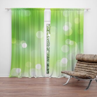 Závěs Zelená abstrakce 2: 2ks 140x250cm Závěs Zelená abstrakce 2: 2ks 140x250cm