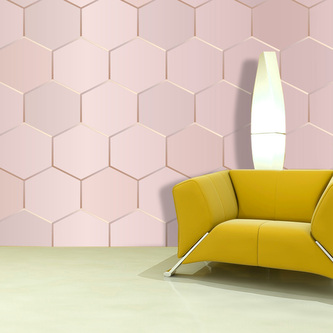 Tapeta Rose gold: 336x220 cm