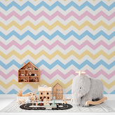 Tapeta Tříbarevné klikyháky: 125x75 cm