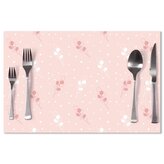 Prostírání Bílé a růžové květy: 40x30cm