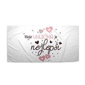 Ručník Moje vnučka je nejlepší: 30x50 cm