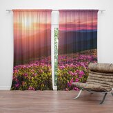 Závěs Rozkvetlá příroda: 2ks 140x250cm