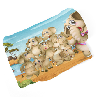 Deka Sloni: 190x140 cm