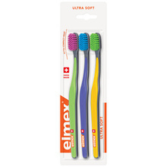 Elmex Zubní kartáček Ultra Soft 3 kusy unisex