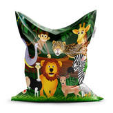 Sedací vak Zvířátka: 150x100 cm