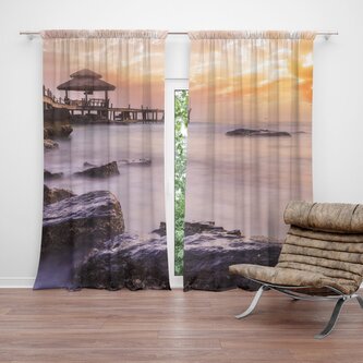 Závěs Mlha nad mořem: 2ks 140x250cm Závěs Mlha nad mořem: 2ks 140x250cm