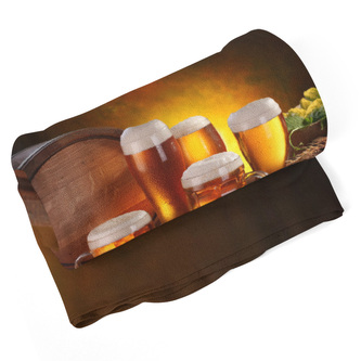 Deka Krýgly s pivem: 190x140 cm