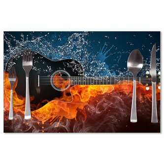 Prostírání Ohnivá kytara: 40x30cm