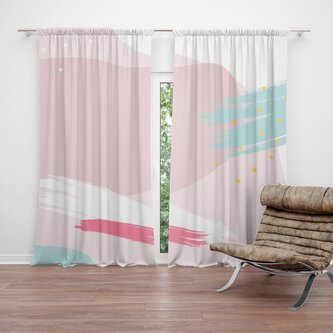 Závěs Světlý vzor: 2ks 140x250cm Závěs Světlý vzor: 2ks 140x250cm